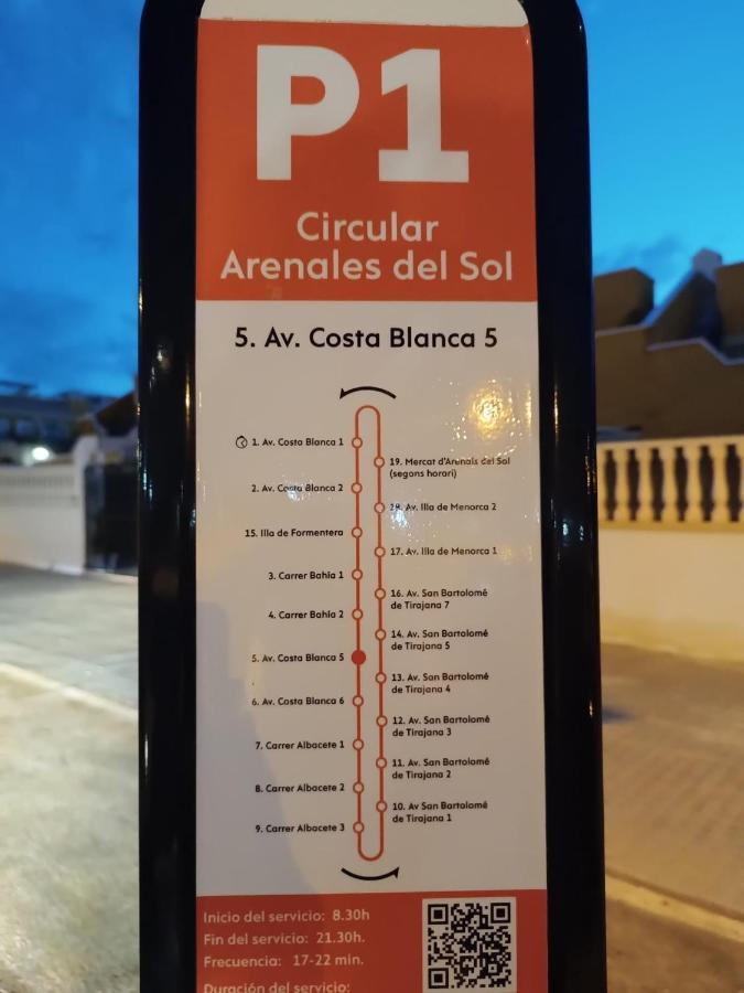 Apartamento Terraza Arenales Del Sol Luaran gambar